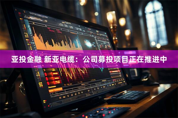 亚投金融 新亚电缆：公司募投项目正在推进中